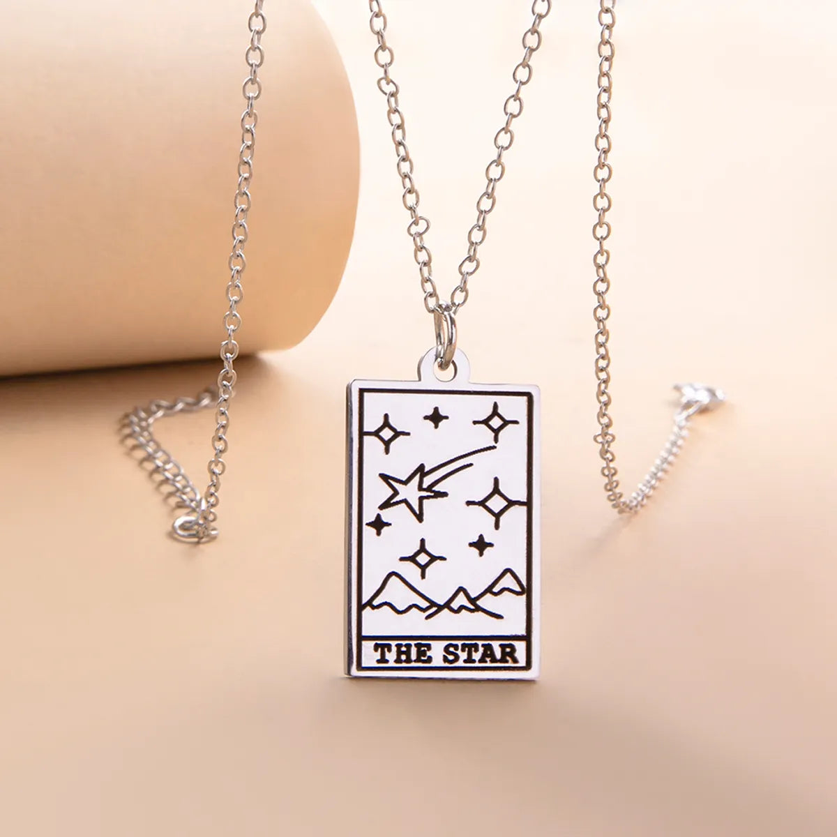 Stainless Steel Tarot Necklace