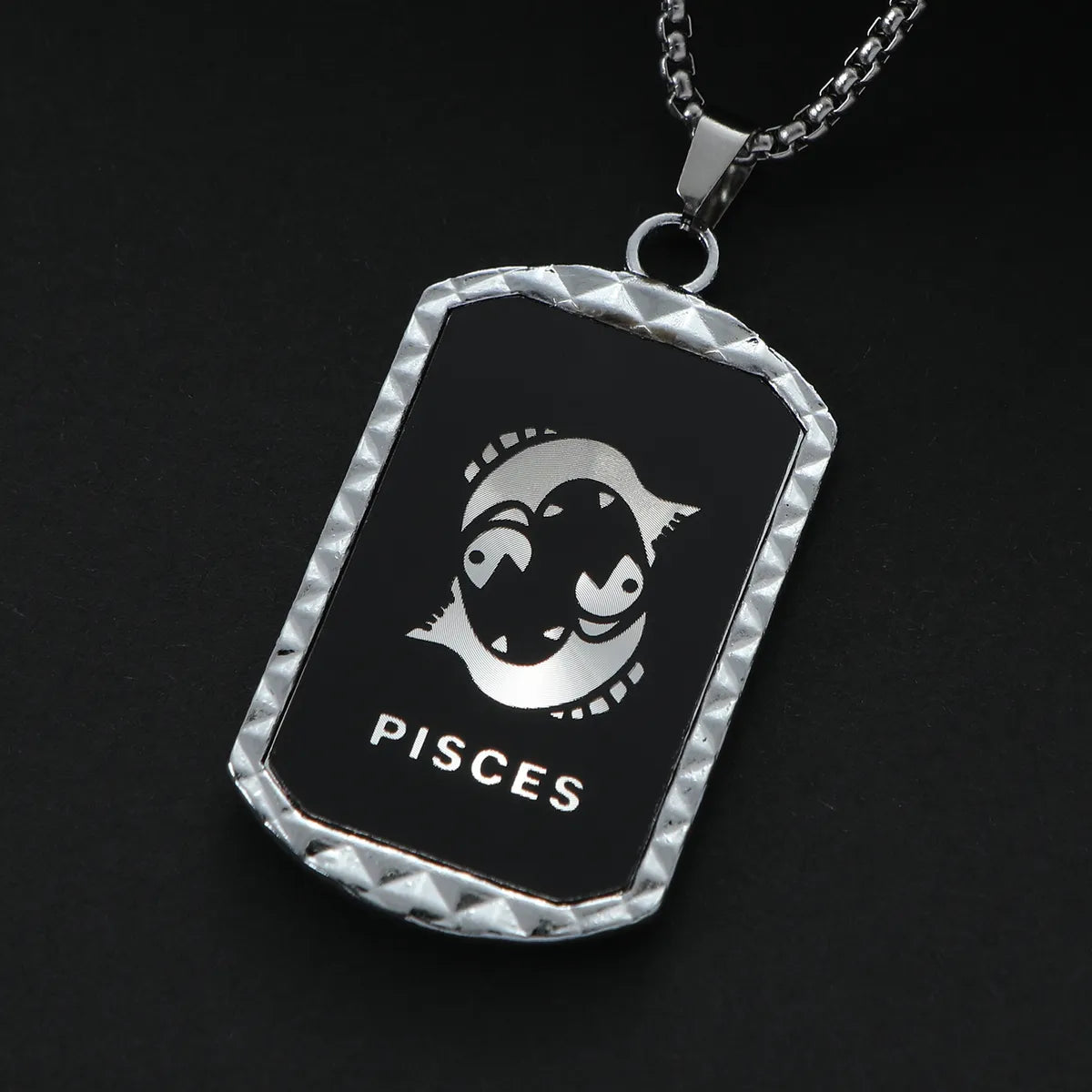 Steel Exaggerated Funny Constellation Pendant Necklace