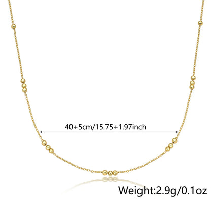 Sterling Silver 18K Gold Plated White Gold Plated Casual Simple Style Geometric Necklace