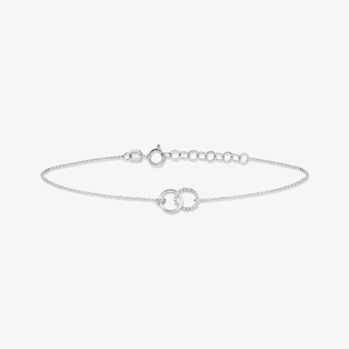 Sterling Silver IG Style Simple Style Circle Plating Bracelets