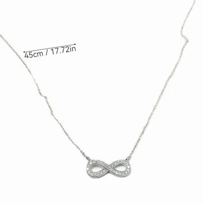 Sterling Silver Number Pendant Necklace