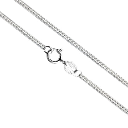 Sterling Silver Plating Solid Color Necklace