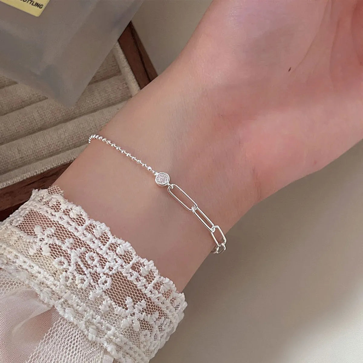 Sterling Silver Solid Color Bracelets