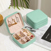 Pu Leather Basic Daily Solid Color Jewelry Boxes