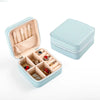 Pu Leather Basic Daily Solid Color Jewelry Boxes