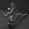 Streetwear Cartoon Character Alloy Titanium Steel Plating Women'S Pendant Necklace