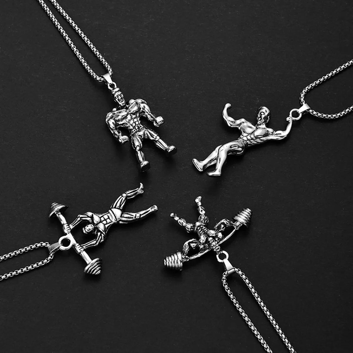 Streetwear Cartoon Character Alloy Titanium Steel Plating Women'S Pendant Necklace