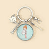 Streetwear Cartoon Character Alloy Women'S Bag Pendant Keychain