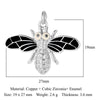 1 Piece Copper Zircon 18K Gold Plated Devil'S Eye Dragonfly