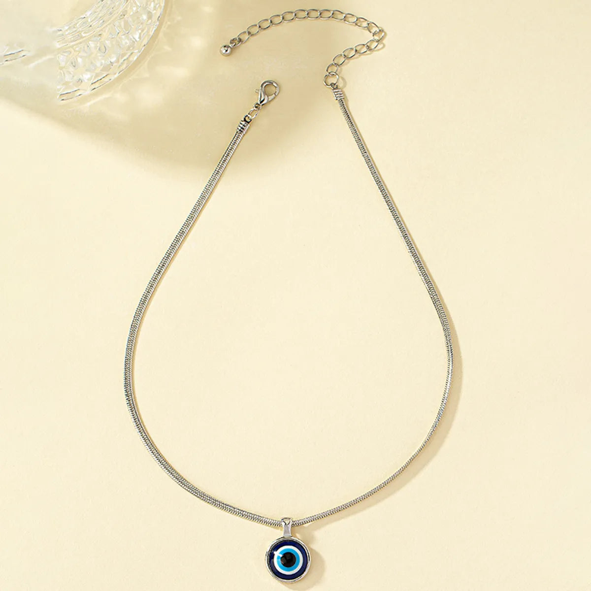 Streetwear Devil's Eye Zinc Alloy Plating 14k Gold Plated Women's Pendant Necklace