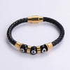 Streetwear Eye 304 Stainless Steel 18K Gold Plated No Inlaid Bracelets In Bulk