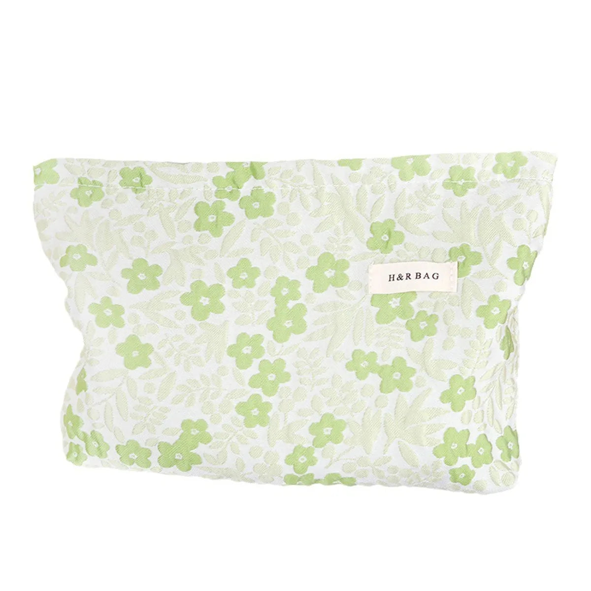 Streetwear Flower Canvas Square Makeup Bags