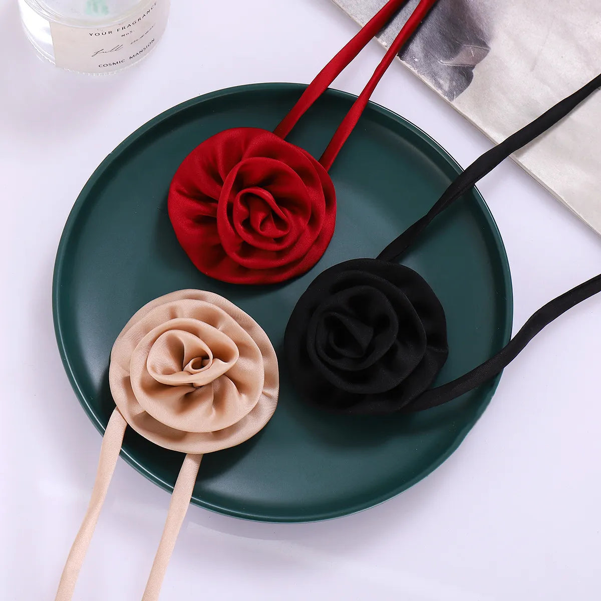 Streetwear Flower Cloth Women's Necklace