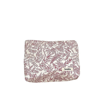 Streetwear Flower Cotton Square Makeup Bags