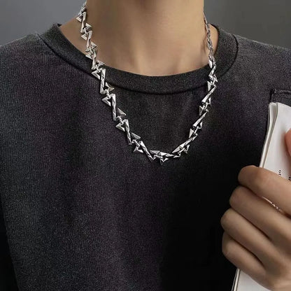 Streetwear Geometric Alloy Plating Unisex Necklace