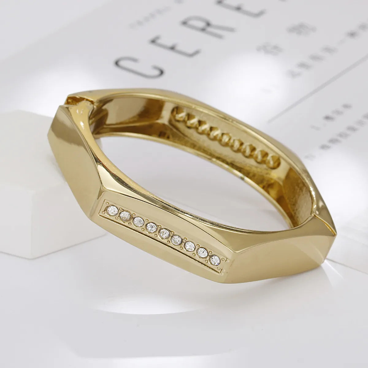 Streetwear Geometric Alloy Plating Women's Bangle