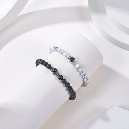 Streetwear Geometric Natural Stone Bracelets