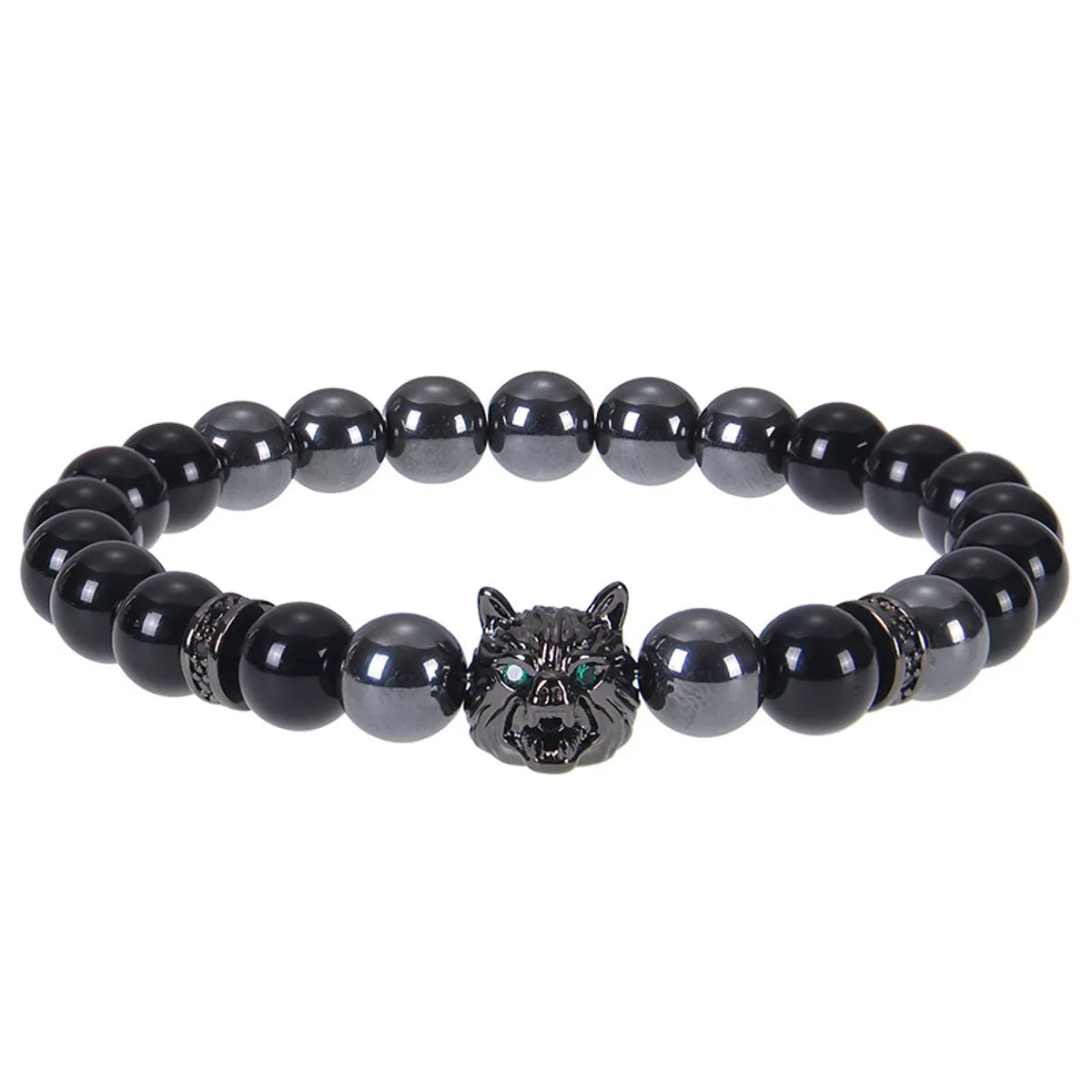 Streetwear Geometric Natural Stone Tiger Eye Men'S Bracelets