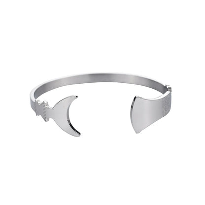 Streetwear Geometric Titanium Steel Plating Bangle