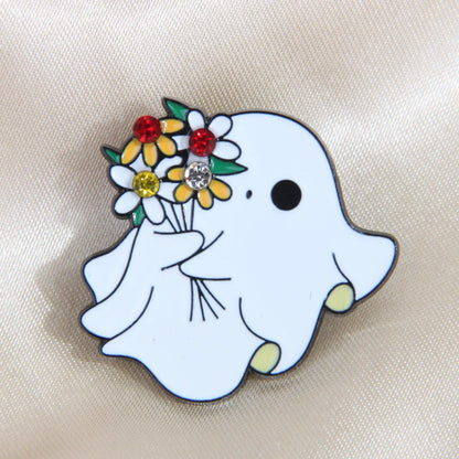 Streetwear Ghost Alloy Women'S Brooches 1 Piece