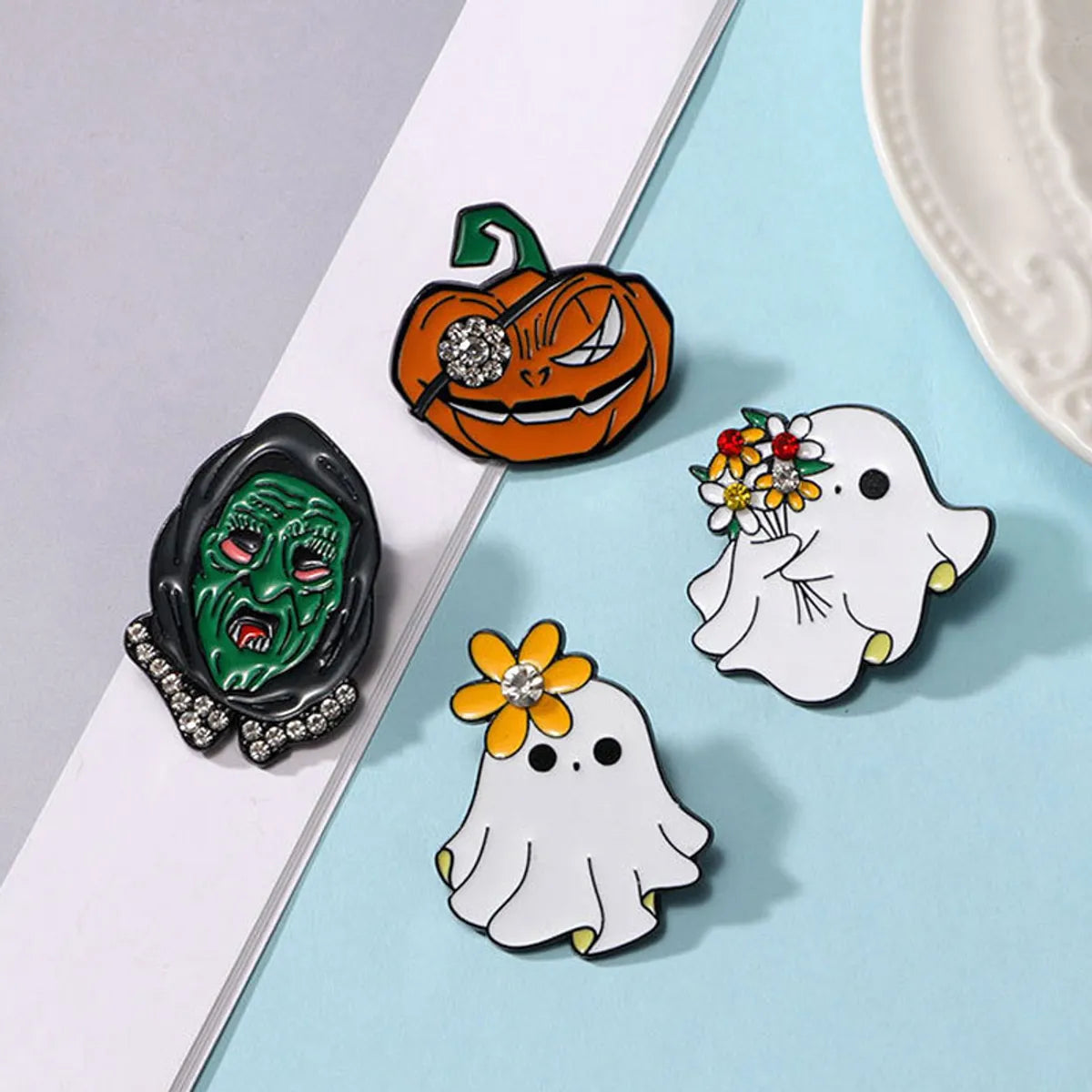 Streetwear Ghost Alloy Women'S Brooches 1 Piece