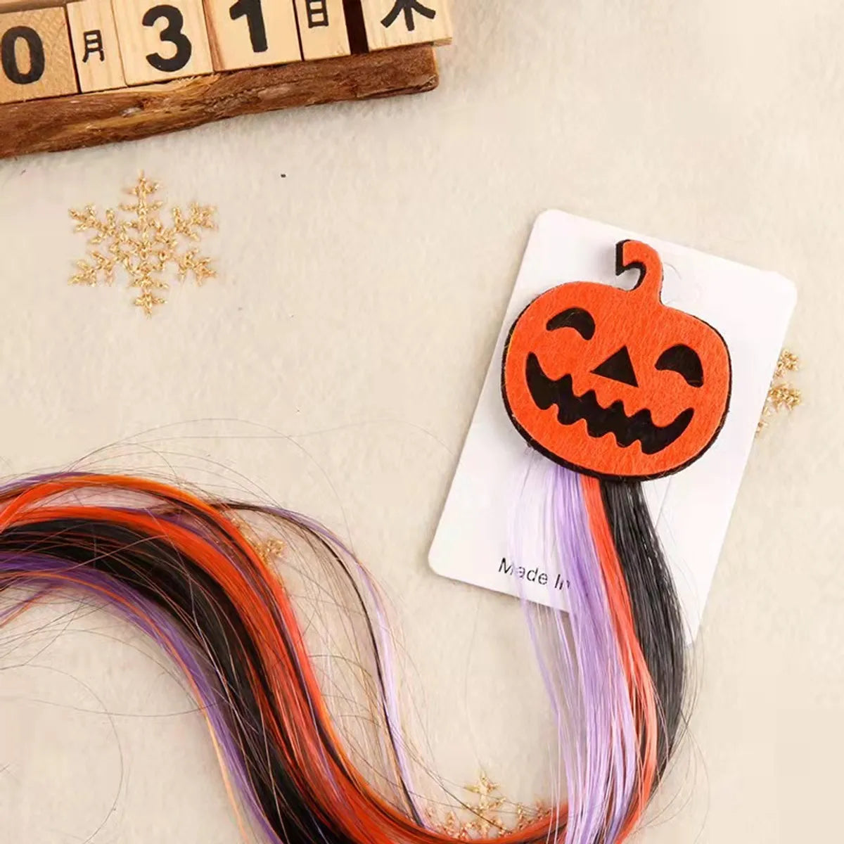 Streetwear Halloween Pattern Alloy Hair Clip