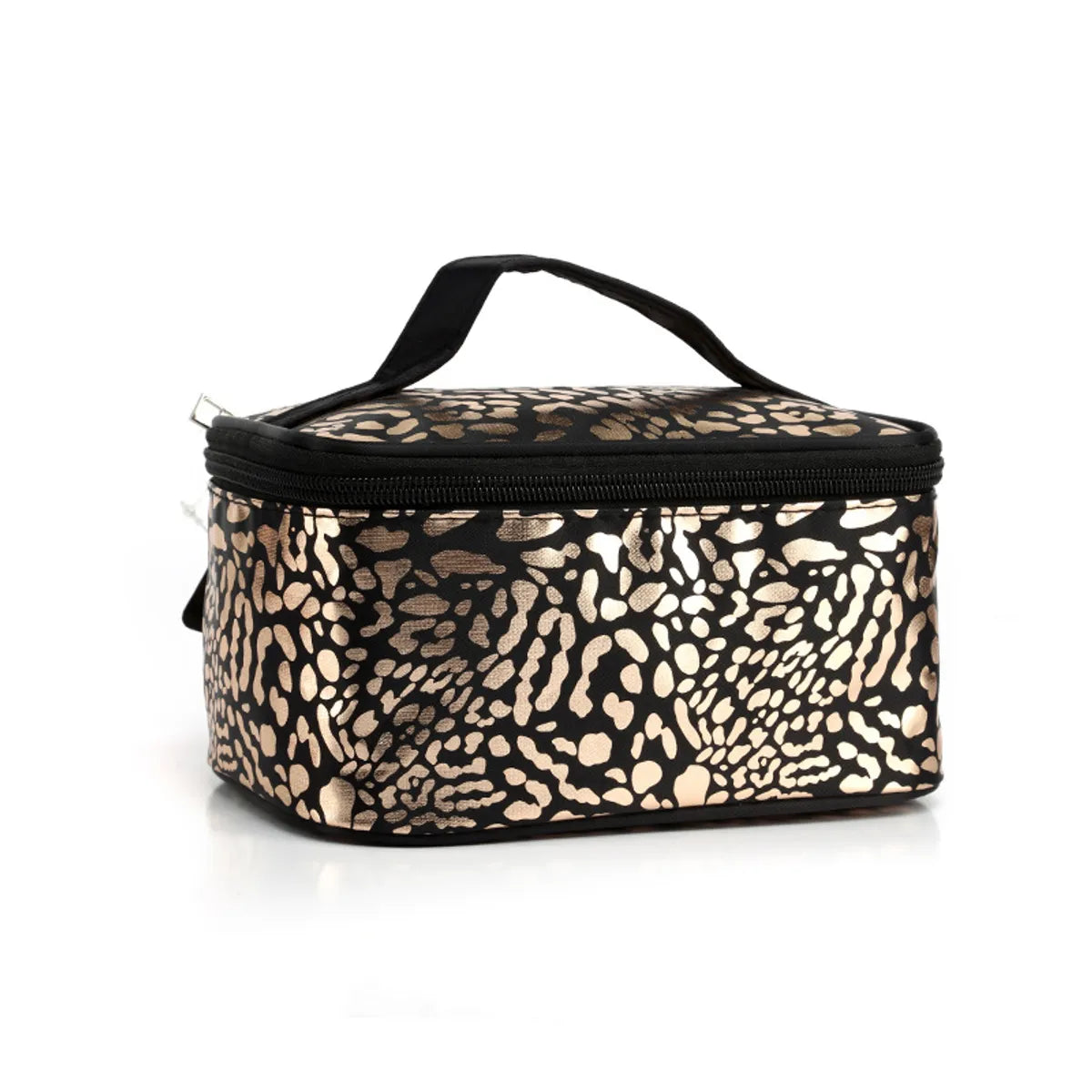 Streetwear Leopard Nylon Square Makeup Bags