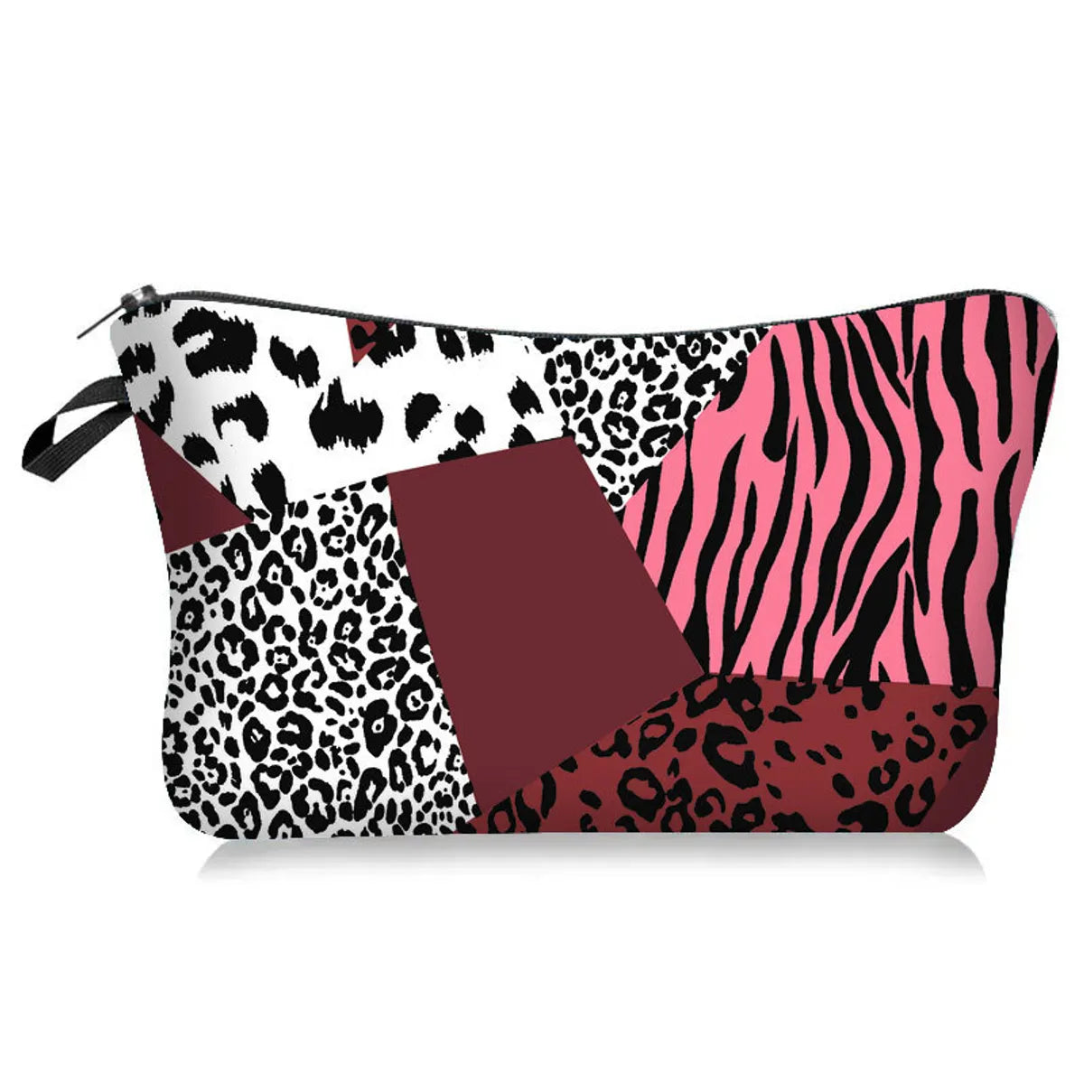 Streetwear Leopard Polyester Square Makeup Bags