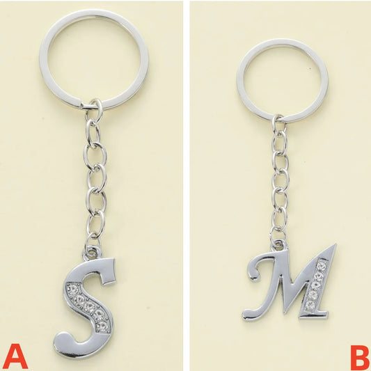 Streetwear Letter 304 Stainless Steel Inlay Zircon Bag Pendant Keychain