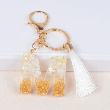 Streetwear Letter Metal Epoxy Bag Pendant Keychain