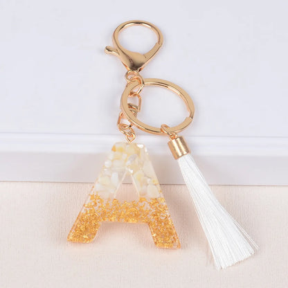 Streetwear Letter Metal Epoxy Bag Pendant Keychain