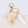 Streetwear Letter Metal Epoxy Bag Pendant Keychain