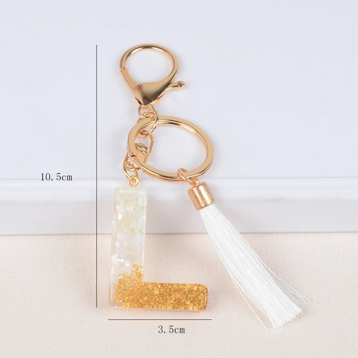 Streetwear Letter Metal Epoxy Bag Pendant Keychain