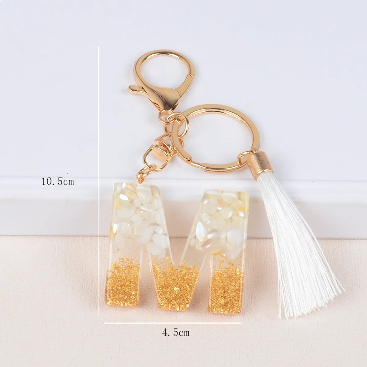 Streetwear Letter Metal Epoxy Bag Pendant Keychain