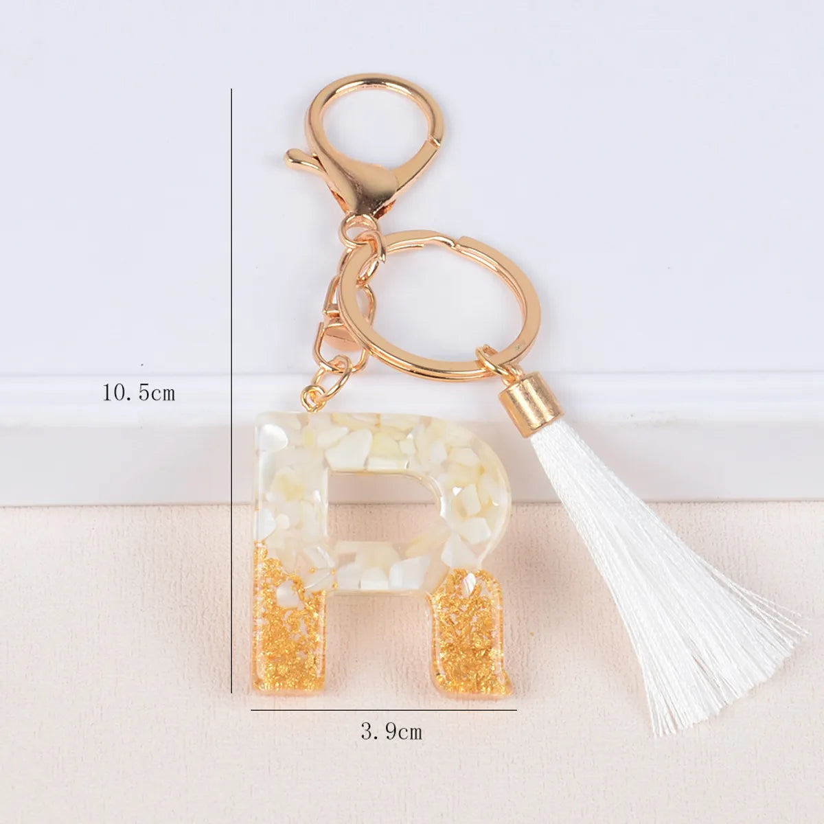 Streetwear Letter Metal Epoxy Bag Pendant Keychain