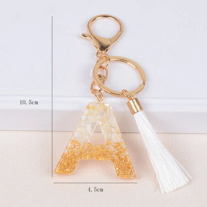 Streetwear Letter Metal Epoxy Bag Pendant Keychain