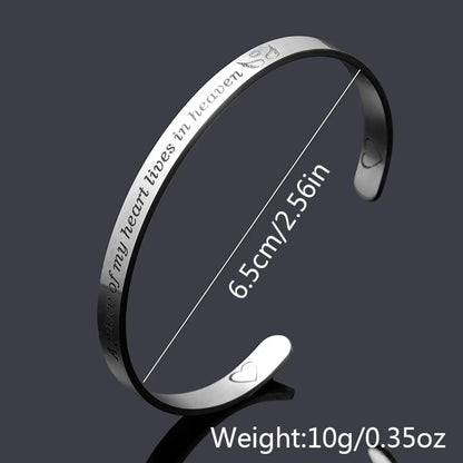 Streetwear Letter Stainless Steel Bangle In Bulk