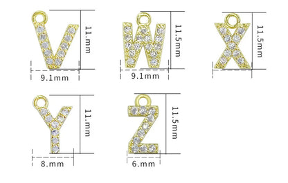 Streetwear Letter Titanium Steel Copper Zircon Pendant Necklace In Bulk