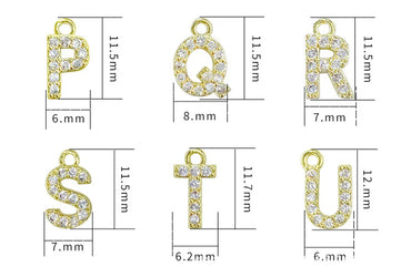 Streetwear Letter Titanium Steel Copper Zircon Pendant Necklace In Bulk