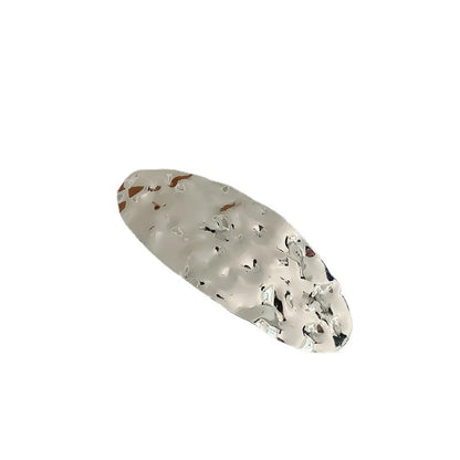 Women'S Streetwear Oval Rectangle Alloy Handmade Hair Clip