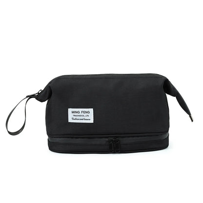 Streetwear Solid Color Nylon Square Makeup Bags