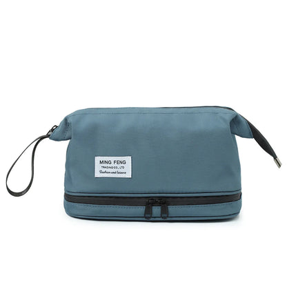 Streetwear Solid Color Nylon Square Makeup Bags