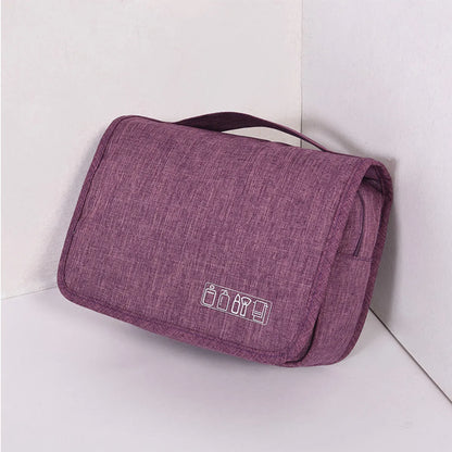 Streetwear Solid Color Polyester Square Makeup Bags