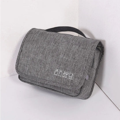 Streetwear Solid Color Polyester Square Makeup Bags