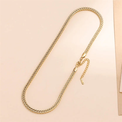 Wholesale Jewelry Streetwear Solid Color 304 Stainless Steel Necklace