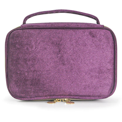 Streetwear Solid Color Velvet Square Makeup Bags