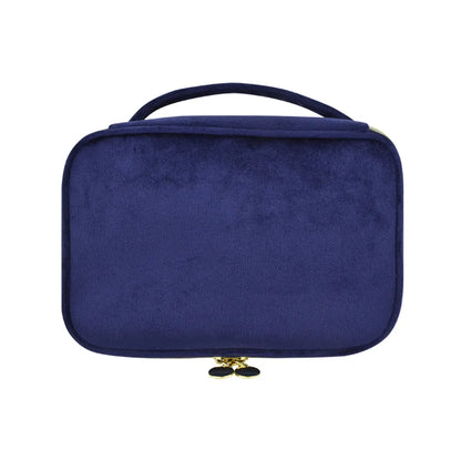 Streetwear Solid Color Velvet Square Makeup Bags