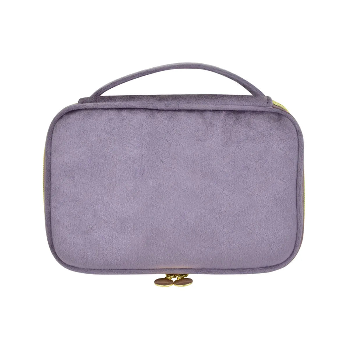 Streetwear Solid Color Velvet Square Makeup Bags