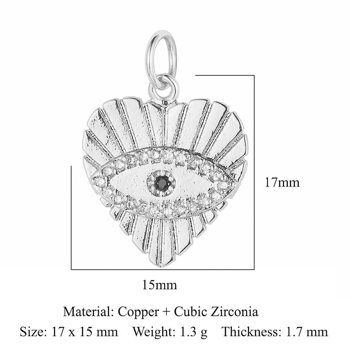 1 Piece Copper Zircon 18K Gold Plated Star Water Droplets