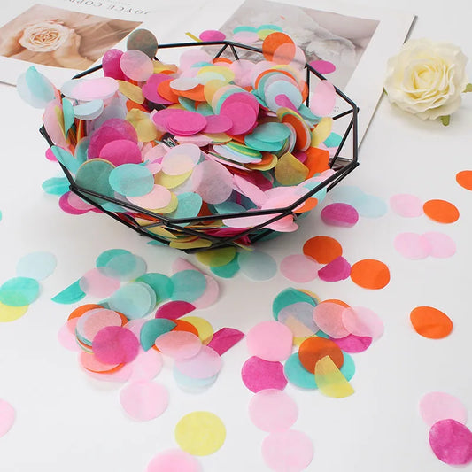 Strict Selection Of 1.5 2.5cm Color Paper Scraps Bobo Balloon Gift Box Filler Party Throwing Petals 500 Grams